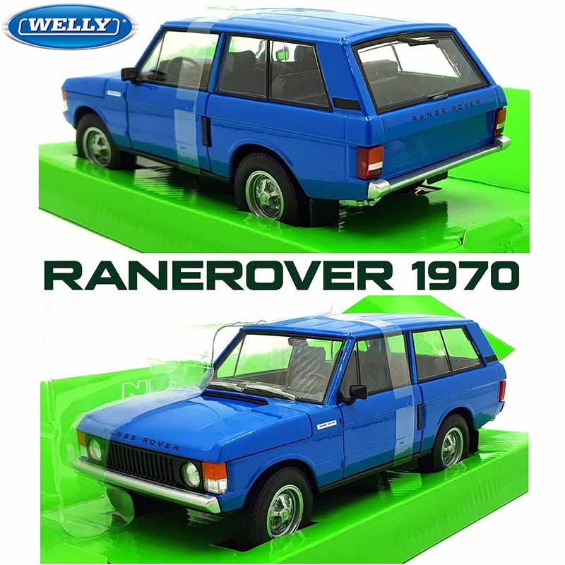 ماکت کلکسیونی ماشین فلزی رنجرور 1970 Welly مقیاس 1:24 | مدل Range Rover 24128W